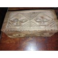 Wooden craved box