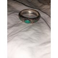 Pretty blue turquoise in color bangle