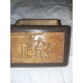 Small wooden chiense craved trinket box