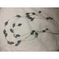 Nice costume green crystal style necklace