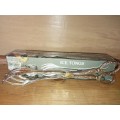 Boxed sliver plated ice tongs