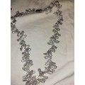 Grey pearl necklace
