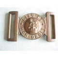 Rhodesian heavy brass General Service belt buckle QC