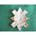 Royal Highlanders, Black Watch WM KC cap badge with scrolls