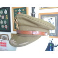 SADF Major's peaked cap with Bokkop