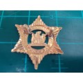 Gazankula Police brass cap badge voided D1520