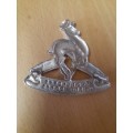 South African Cadet Corps large chrome cap badge