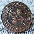 SA Womens Auxiliary Service ND/SAWAS/NS/SAVHD - (Numbered) Lapel Pin Badge