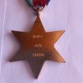 WWII 1939 - 1945 Star named to 18481, JH Smith