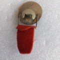 WWII, SA  `On Service` lapel badge with red tab, numbered 88 - 028