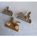 Dorsetshire Regt Marabout Sphinx collar badges of the 54th Regt.
