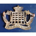 British Army: Royal Gloucestershire Hussars brass cap badge
