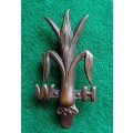 British Army, Welsh Horse blackened cap badge.