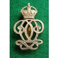 British Army, 7th Queens Own Hussars brass WOs sleeve badge