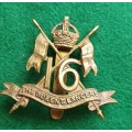 British Army, 16th, The Queen`s Lancers, brass cap badge
