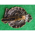 British Army 25th County of London Cyclists blackened cap badge