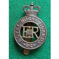 British Army Royal Horse Guards bronze cap badge by Dowler