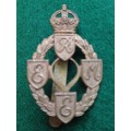 British Army, REME brass cap badge, worn 1942 - 47, JR Gaunt