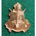SA UDF Royal Natal Carbineers Enamelled Sweetheart Brooch