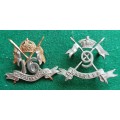 British Army, 2 collars, 9th Lancers & 16th Lancers