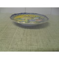 A LITTLE CHINESE STAMPED TRINKET PLATE - 10cm across