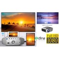 Projector, LED, Full HD 1080p, 6500 Lumens, Home Theater
