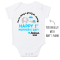 PERSONALISED Mother`s Day Onesie / Babygrow for BOY/ Mother`s Day Baby Outfit/Mother`s Day Gift