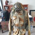 1st pattern parabat camo jump jacket with para helmet and skeleton webbing etc