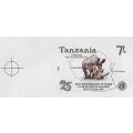 Tanzania imperforated master proof depicting Rhino 1988.