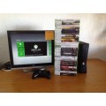 Xbox 360 Slim & Games Bundle in good condition