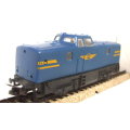 LIMA HO: SAR V80 E444 Blue Train Diesel Locomotive in good un-boxed condition(Italy)