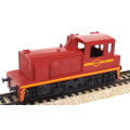 LIMA HO: SAR Red Shunter Locomotive in very good un-boxed operating condition (Italy)