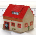 SCENERY HO: Small Farm House in Fair Used Assembled un-boxed condition.