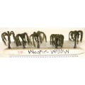 SCENERY HO: 5x Large 120mm Custom made "Willow" trees in Good Un-boxed condition(RSA)