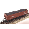 LIMA HO: SAR ES Coal Wagon with Buffers and load in Good Un-Boxed condition (Italy)