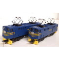LIMA HO: SAR E5 `Blue Train` Electric Loco Set in Good Un-boxed Condition (Italy)
