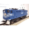 LIMA HO: RARE Blue Train E5 Locomotive, White Decals in Good un-boxed Operating condition.(Italy)