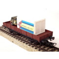 KLEINBAHN HO:  DR Low Sided Wagon with Load in Good Un-boxed condition(Austria)