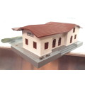 LIMA HO: European  Station Building with Platform in Fair, Used and Un-Boxed condition(Italy)