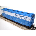 ATHEARN HO: `EVANS` 60` Reefer in Fair un-boxed and Used condition.