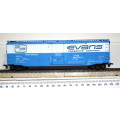 ATHEARN HO: `EVANS` 60` Reefer in Fair un-boxed and Used condition.