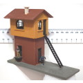LIFE-LIKE HO: Small Detailed Plastic Signal Tower in Fair Used Condition.