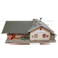 QUICK HO:  European Country Style Plastic Station Building in Good Used Condition.