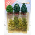 FALLER HO: 7pc Mixed Trees in Like New Boxed Condition(GR)