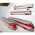 LIMA HO:  ETR 450 Pendolino Incomplete Train Set in Fair Boxed condition (Italy)