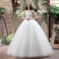 Newly arrived variety Princess Wedding Dress lace lace up the beading bridal gown all size bridal dr