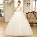 2016 new White lace up Double-shoulder princess wedding dress & wedding gown Customize all size