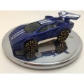 Hotwheels Lamborghini Countache Tooned - Blue - Loose / Uncarded - Excellent condition