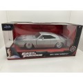 Jada Fast and Furious Doms Stainless steel Dodge Charger - Scale 1:24 - Perfect condition