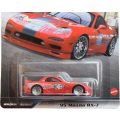 Hotwheels Premium Real Rider - `95 Mazda RX-7 - Fast and Furious - Full Force
